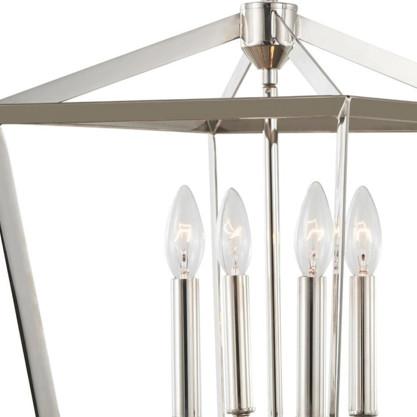 Varaluz York 1 Light Pendant, Polished Nickel