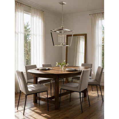 Varaluz York 1 Light Pendant, Polished Nickel