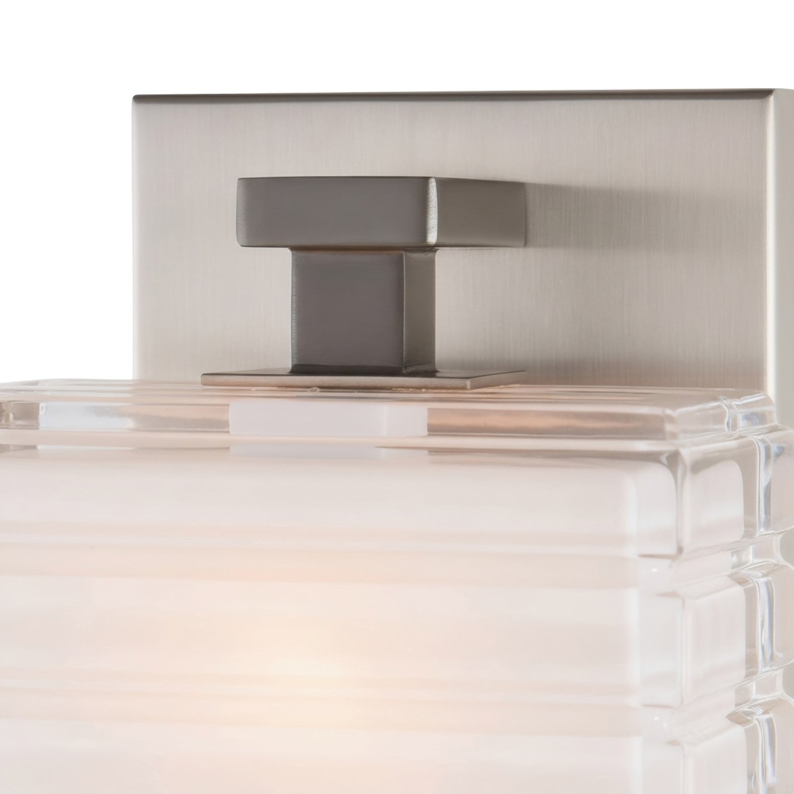 Varaluz Sardinia 1 Light Wall Sconce, Brushed Nickel/White