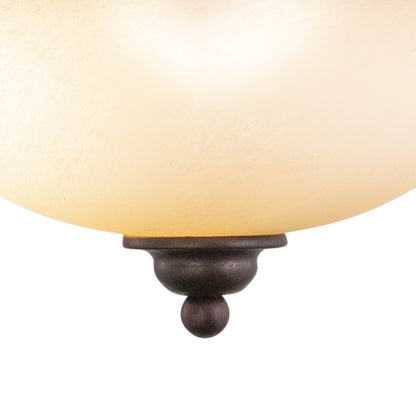 Vaxcel Monrovia Semi-Flush Dual Mount, Royal Bronze