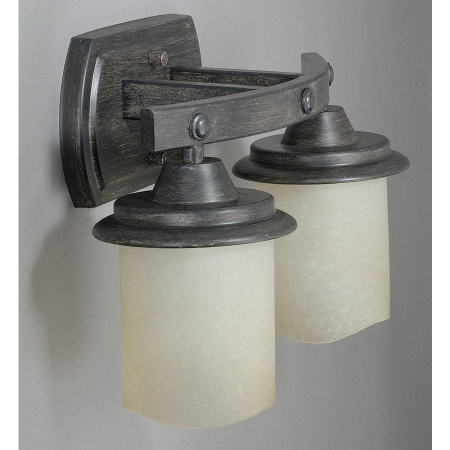 Bathroom Vanity Light, Black Walnut