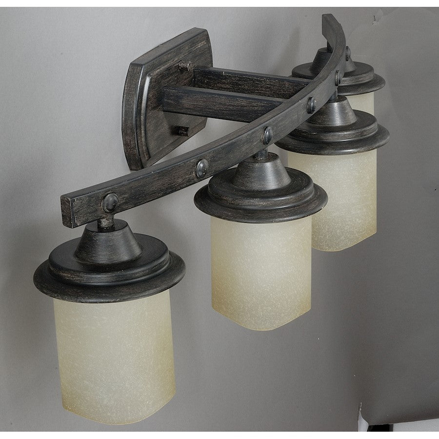 Bathroom Vanity Light, Black Walnut