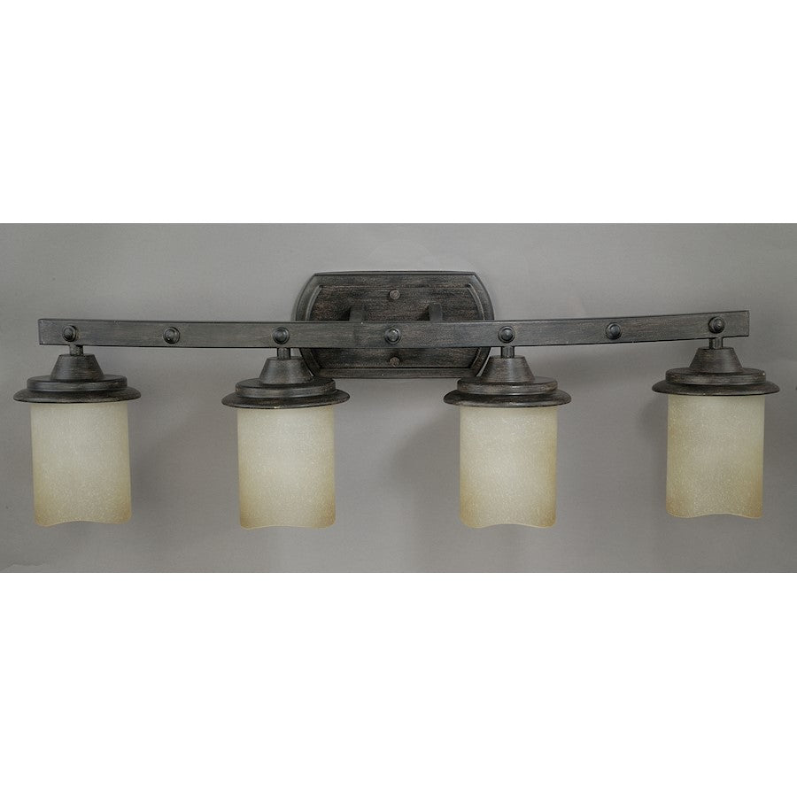 Bathroom Vanity Light, Black Walnut