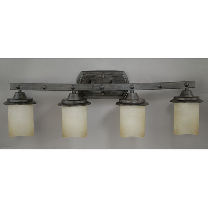 Bathroom Vanity Light, Black Walnut