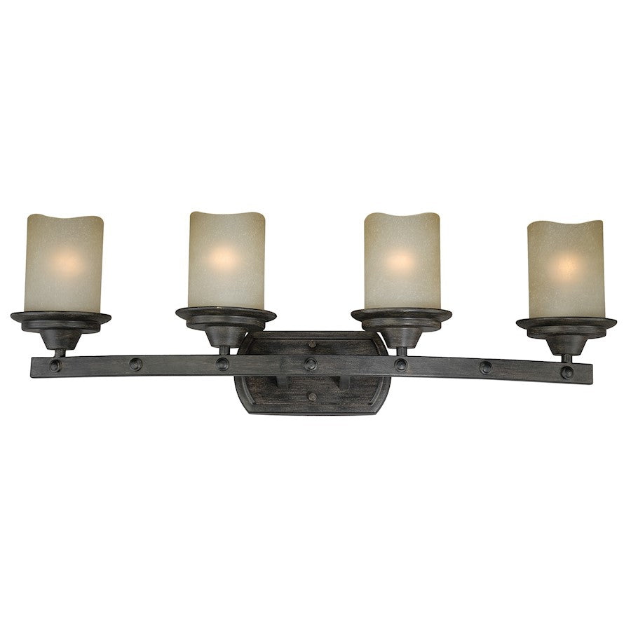 Bathroom Vanity Light, Black Walnut