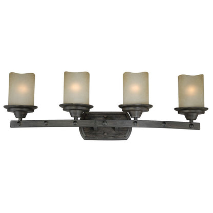 Bathroom Vanity Light, Black Walnut