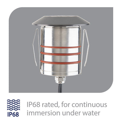 WAC Colorscaping 1Lt Path 2121 Indicator Light, Steel Coated/Bronze