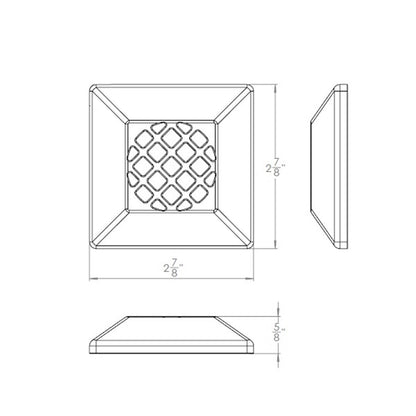 WAC Lighting Surface Mount 531 Path Indicator Light, 3000K, Steel