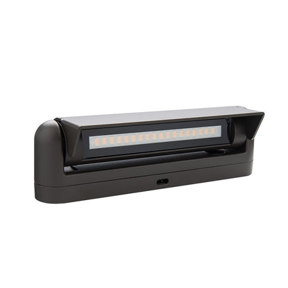 WAC Lighting Linear 1 Light Path/Area Light, Black/Frosted - 6401-CSBK