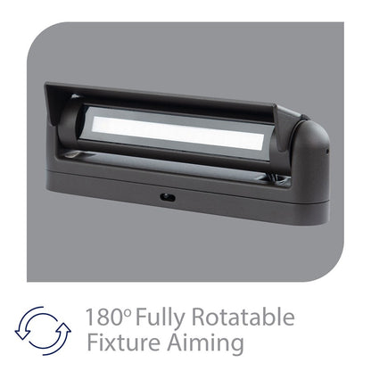 WAC Lighting Linear 1 Light Path/Area Light, Bronze/Frosted