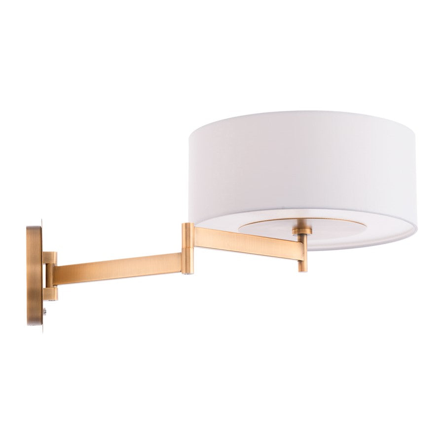 1 Light Swing Arm Wall Sconce