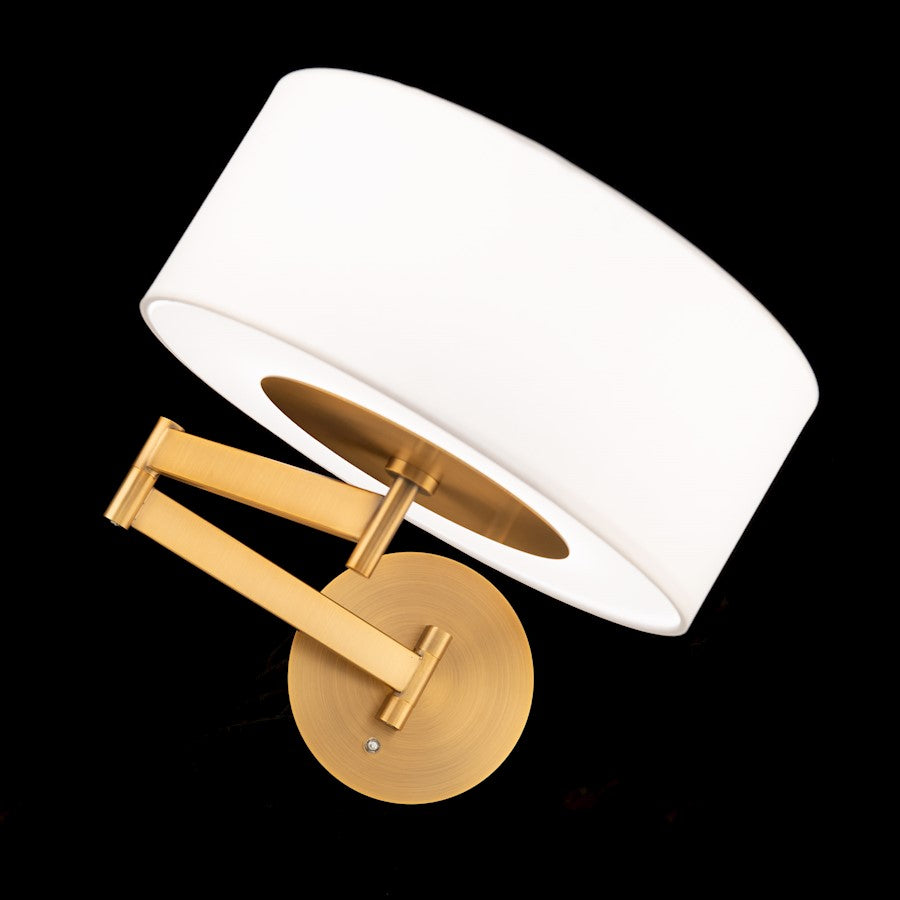 1 Light Swing Arm Wall Sconce