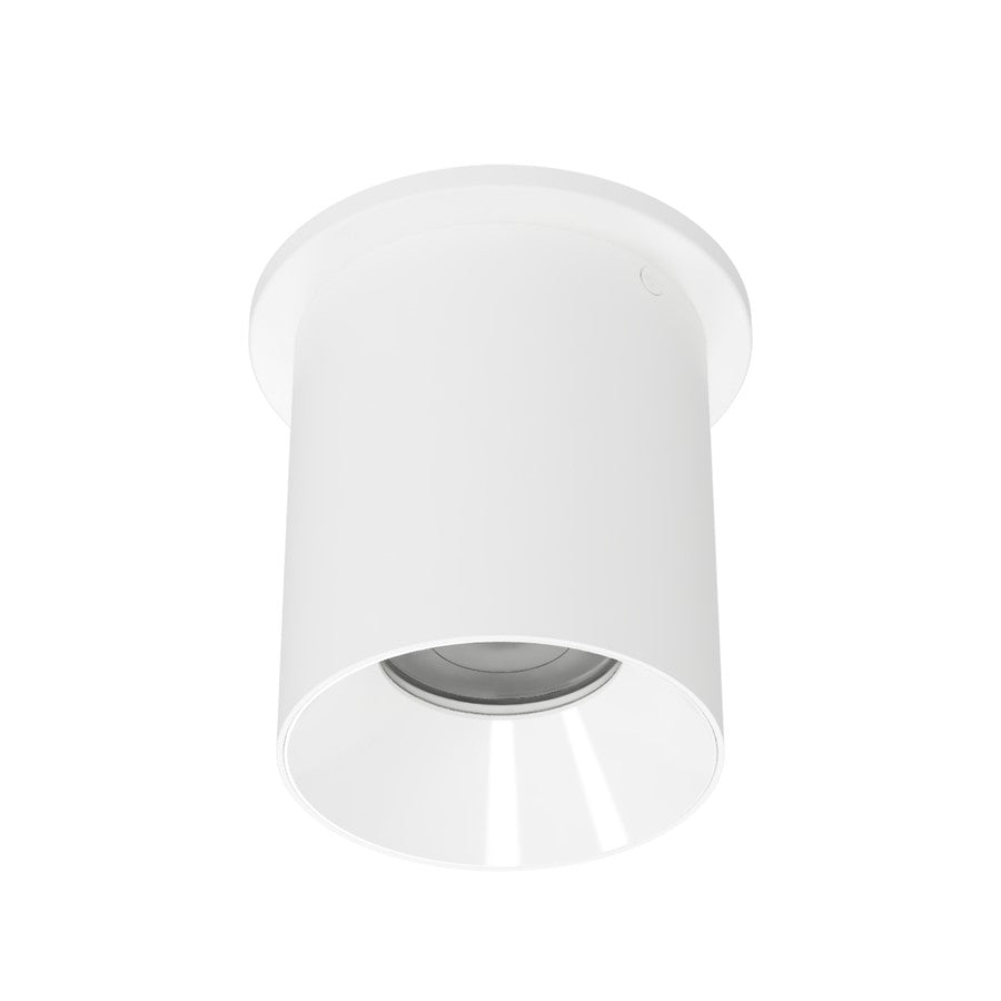 WAC Zoron 1Lt 3.5" RD Flush Mount/Narrow Beam White-White/Clear - C4RT-NCS-WTWT