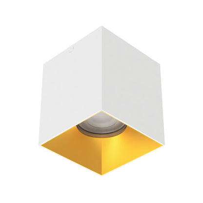 WAC Zoron 1Lt 3.5" SQ. 4SL Flush Mount/Flood Beam White Gold - C4SL-FCS-WTGL