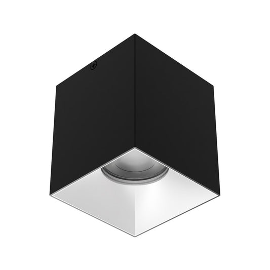 WAC Zoron 1Lt 3.5" SQ. 4SL Flush Mount/Narrow Beam Black Haze - C4SL-NCS-BKHZ