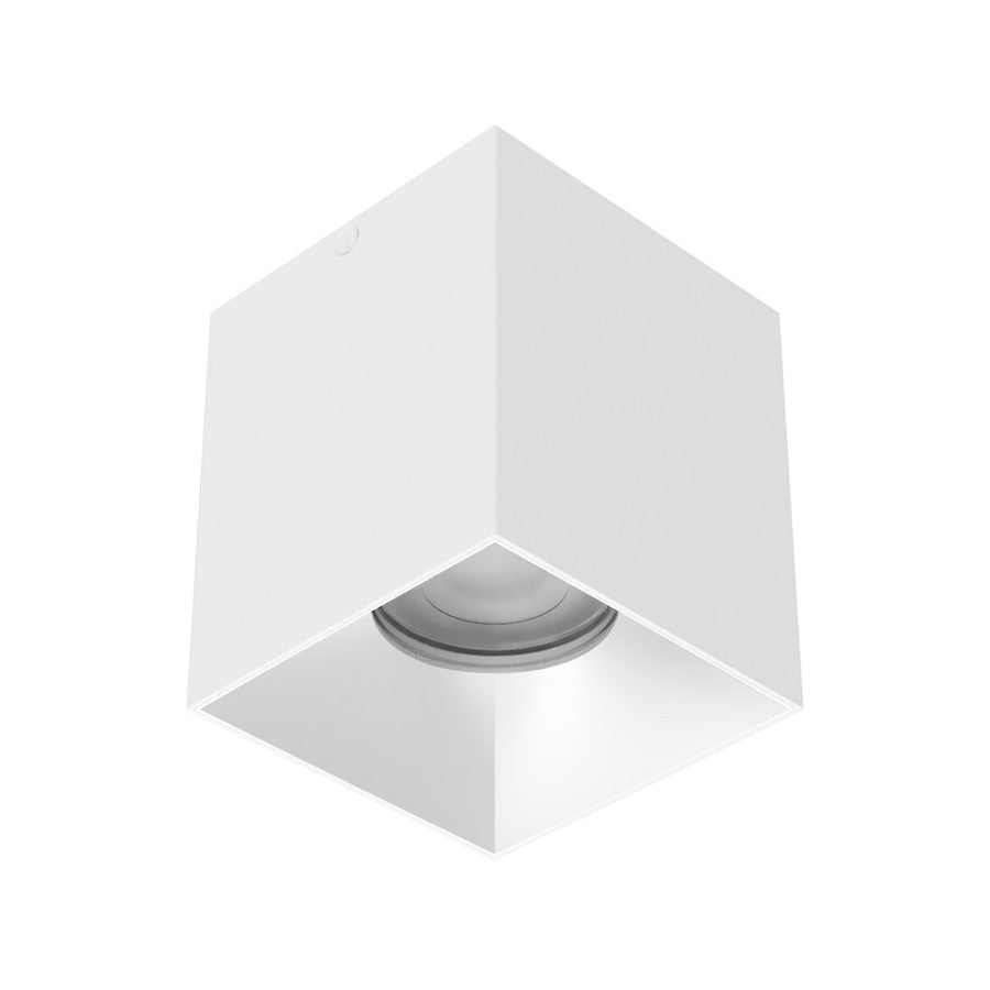 WAC Zoron 1Lt 3.5" SQ. 4SL Flush Mount/Narrow Beam White Haze - C4SL-NCS-WTHZ