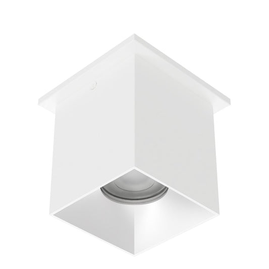 WAC Zoron 1Lt 3.5" SQ. Flush Mount/Narrow Beam White Haze/Clear - C4ST-NCS-WTHZ