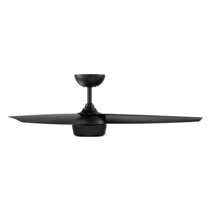 WAC Ferris 3 Blade 52" LED Smart Ceiling Fan, Matte Black/Black