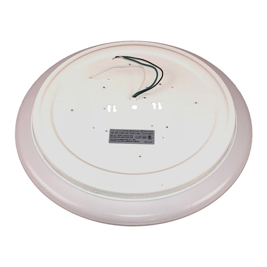 WAC Lighting Glo LED Energy Star Flush Mount, White