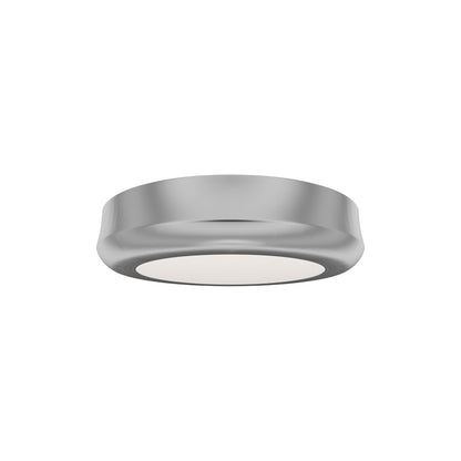 dweLED Parthenon 1Lt 5" Flush Mount/3500K, Brushed Nickel/White - FM-37505-35-BN