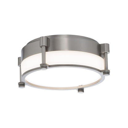 dweLED Wright LED 1 Light Flush Mount 3000K, Opal