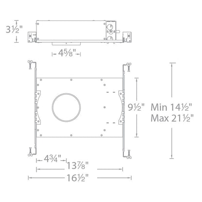 WAC Aether LED New Construction IC Rated Airtight Housing