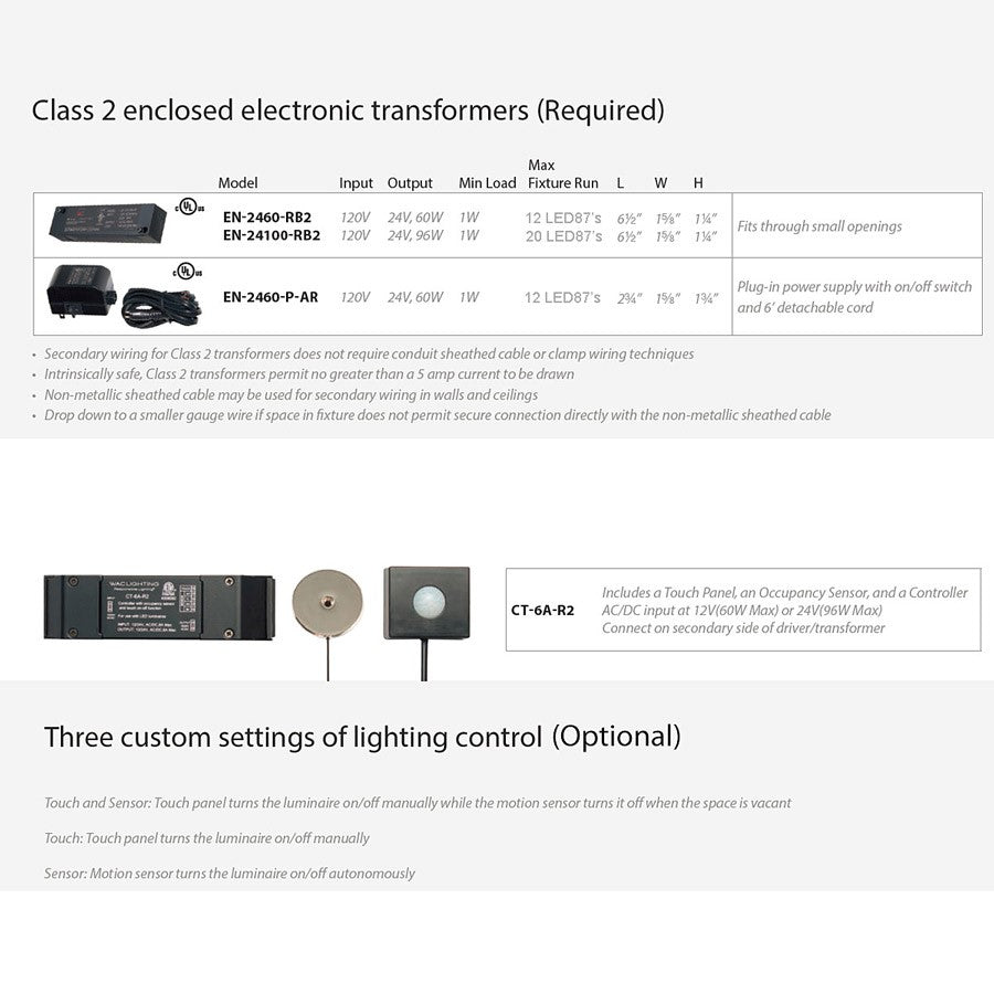 WAC Lighting Round LED Button Light