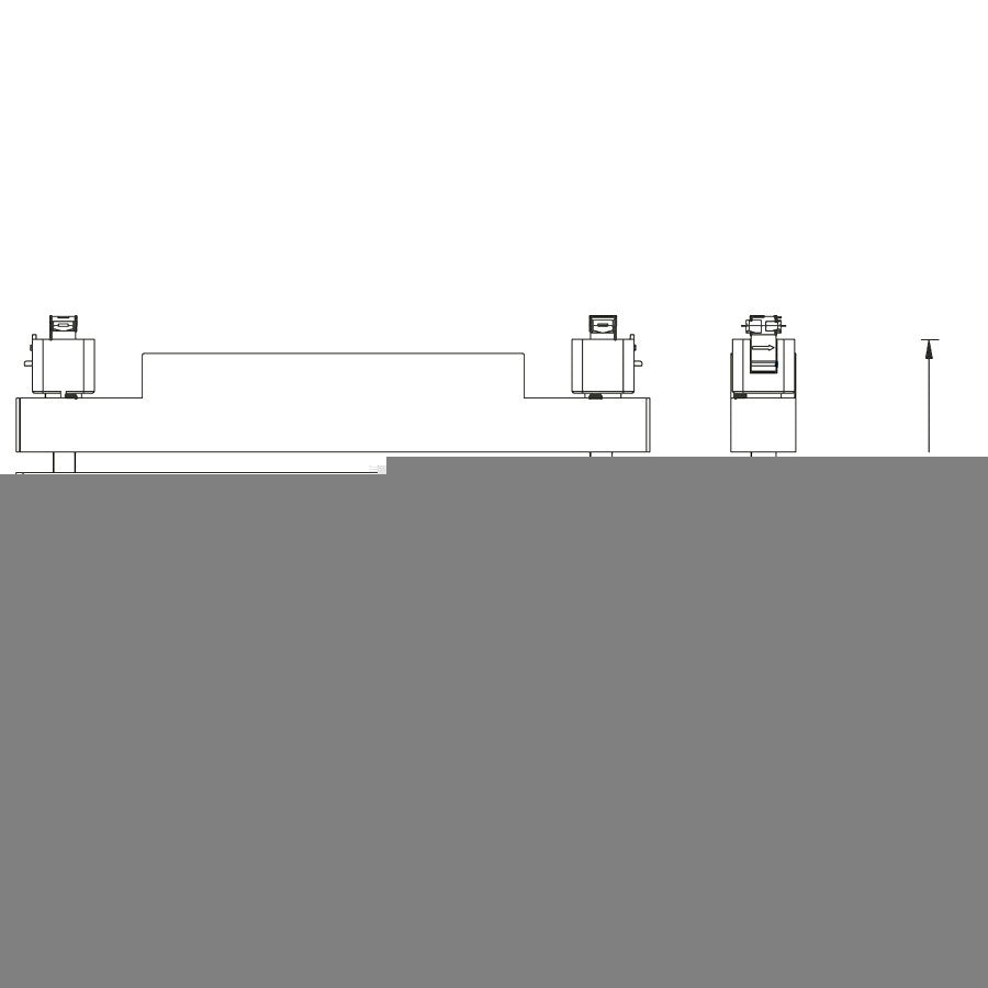 WAC Lighting LED Wall Washer Track Head for J Track Configurations