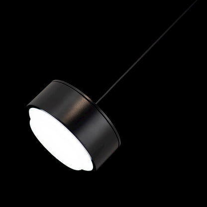 1 Light Pendant 3000K, Black/Opal