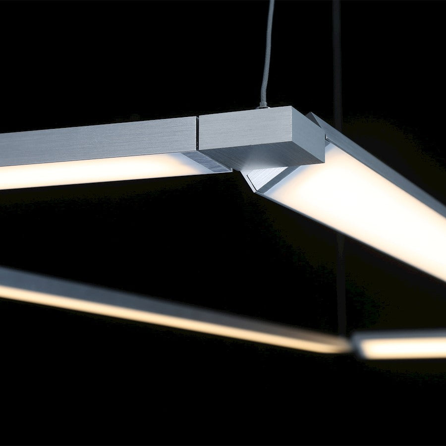 4 Light Pendant 3000K, Opal