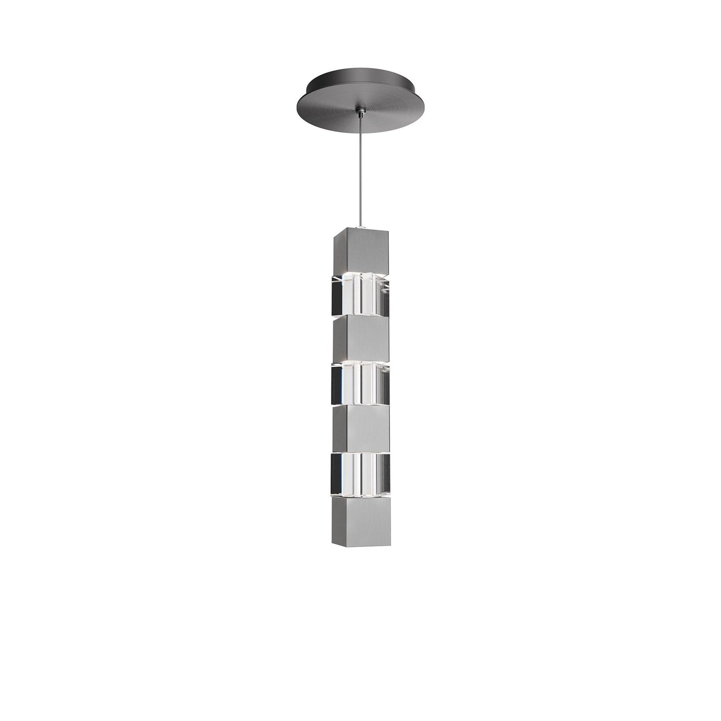 WAC dweLED Super Star 1Lt 2" Mini-Pendant/35K, Nickel/Clr