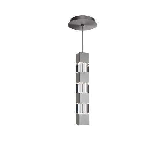 WAC dweLED Super Star 1Lt 2" Mini-Pendant/35K, Nickel/Clr