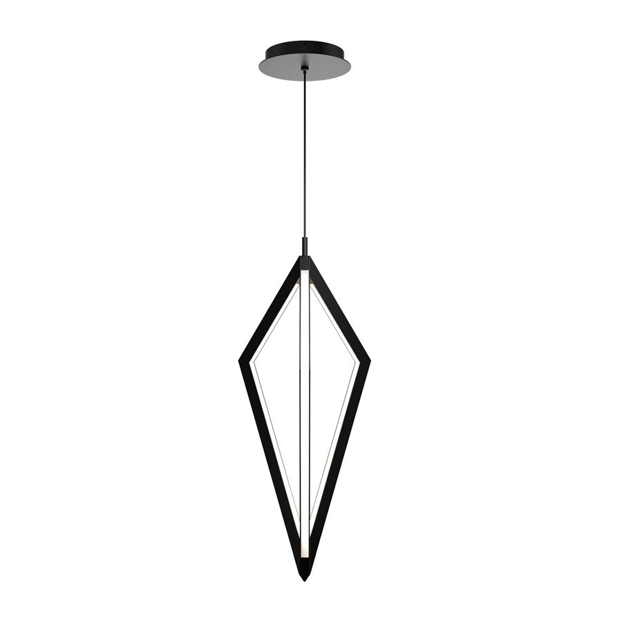 dweLED Tribeca 3 Light 8" Mini-Pendant/2700K, Black/ - PD-53520-27-BK