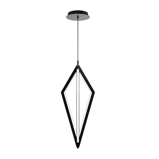 dweLED Tribeca 3 Light 8" Mini-Pendant/3000K, Black/ - PD-53520-30-BK