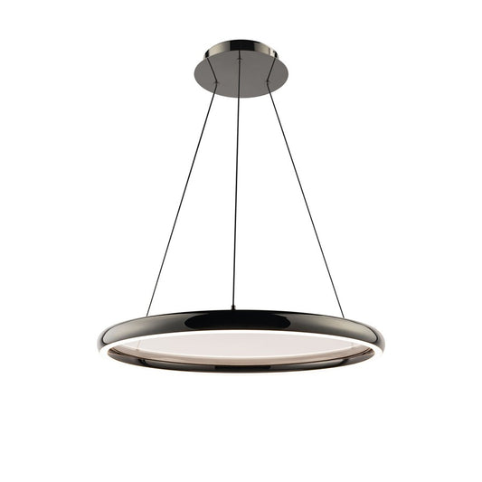 dweLED Huxley 1 Light 23" Pendant/3000K, Black Chrome/ - PD-56523-30-BC