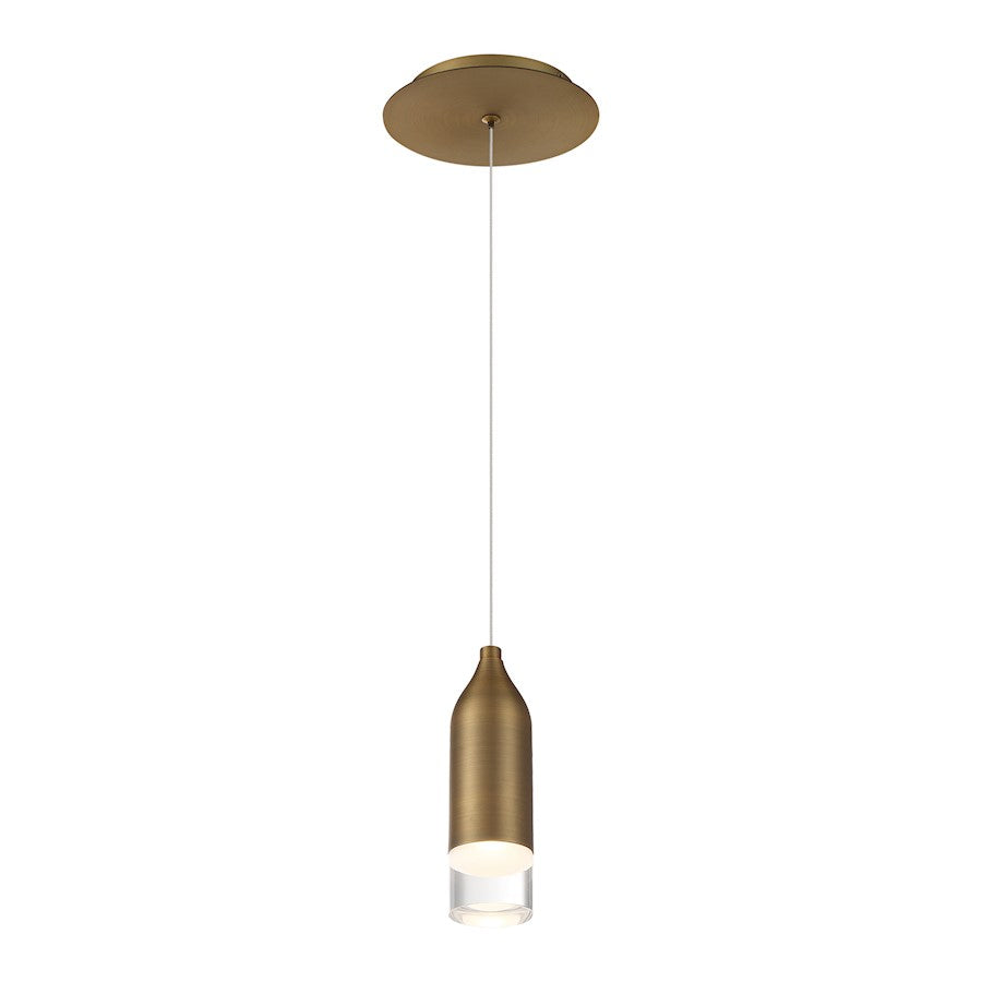 1 Light Pendant, 3000K, White