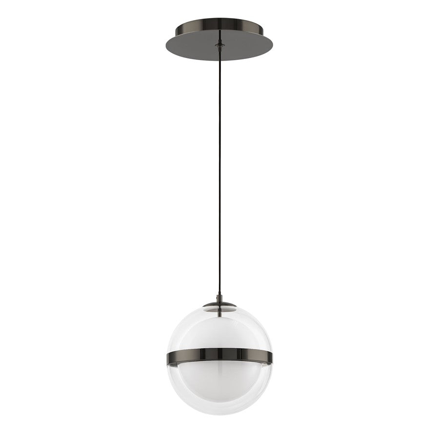 dweLED Cyllindra 1 Light 6" Mini-Pendant/2700K, Black Chrome/ - PD-77506-27-BC