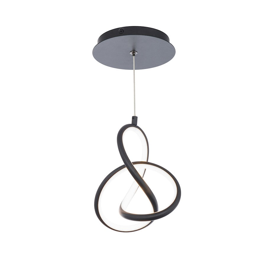 1 Light Pendant, 3000K, Chrome/White