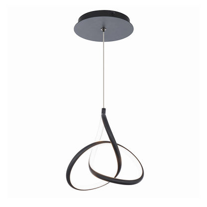 1 Light Pendant, 3000K, Chrome/White