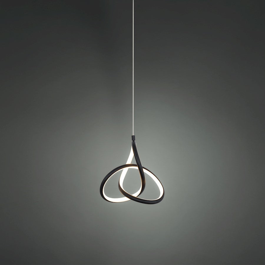 1 Light Pendant, 3000K, Chrome/White