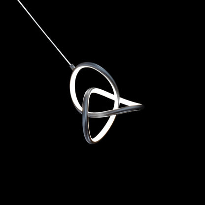 1 Light Pendant, 3000K, Chrome/White