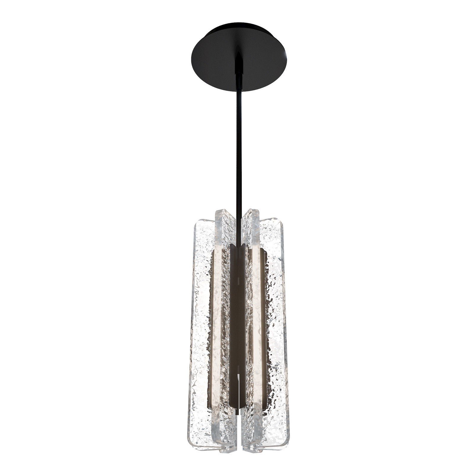 WAC dweLED Cartridge 1 Light Mini-Pendant, Black/Clear