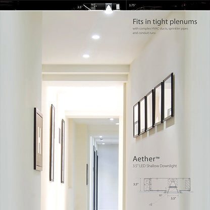 WAC Aether Round Adjustable Trim LED Recessed Downlight