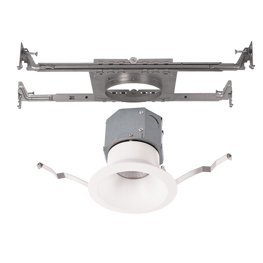 WAC Lighting Pop-in 4" LED RD NC Recessed, White