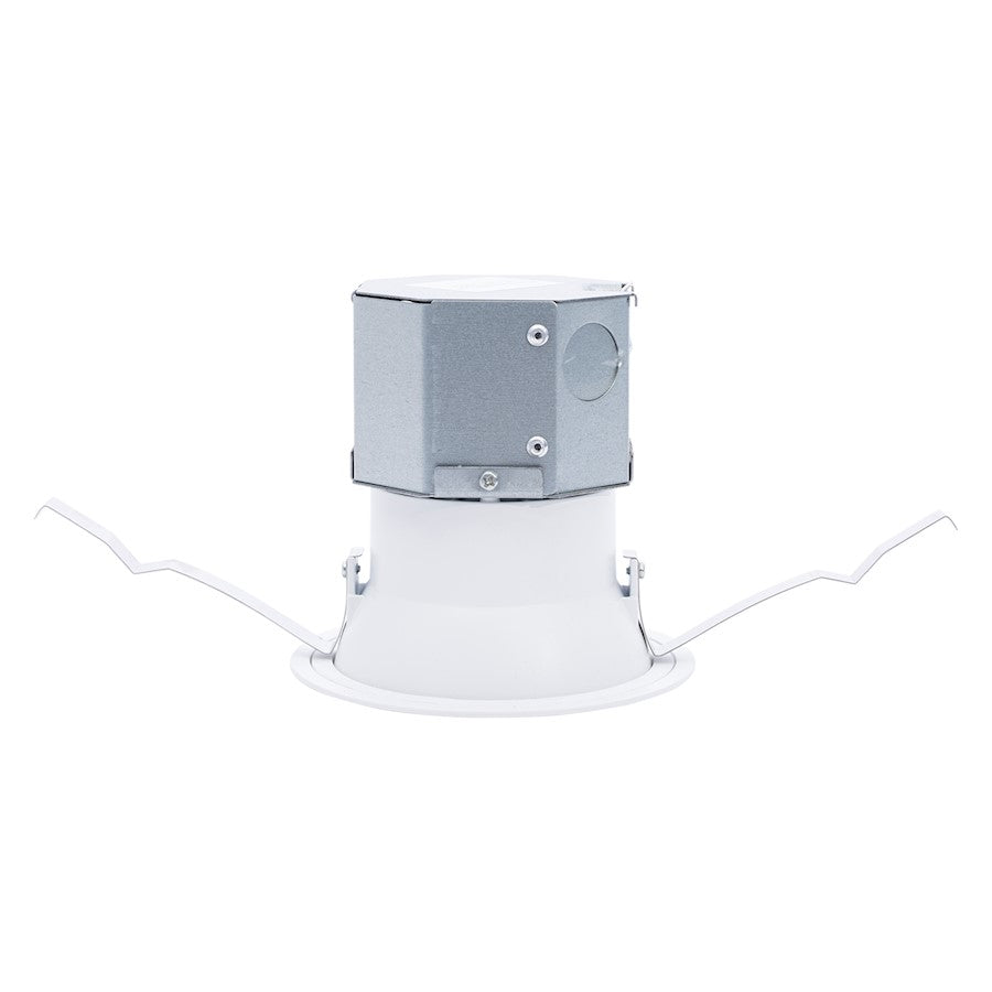 WAC Lighting Pop-in 4" LED RD NC Recessed, White