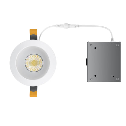 WAC Pop-in 4" Rd LED Recessed Light/Remote Driver/New, White
