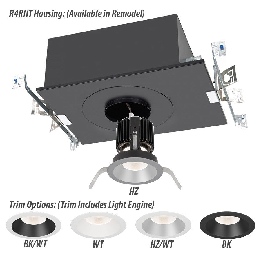 WAC Volta LED Round Regressed Flood Beam Trim