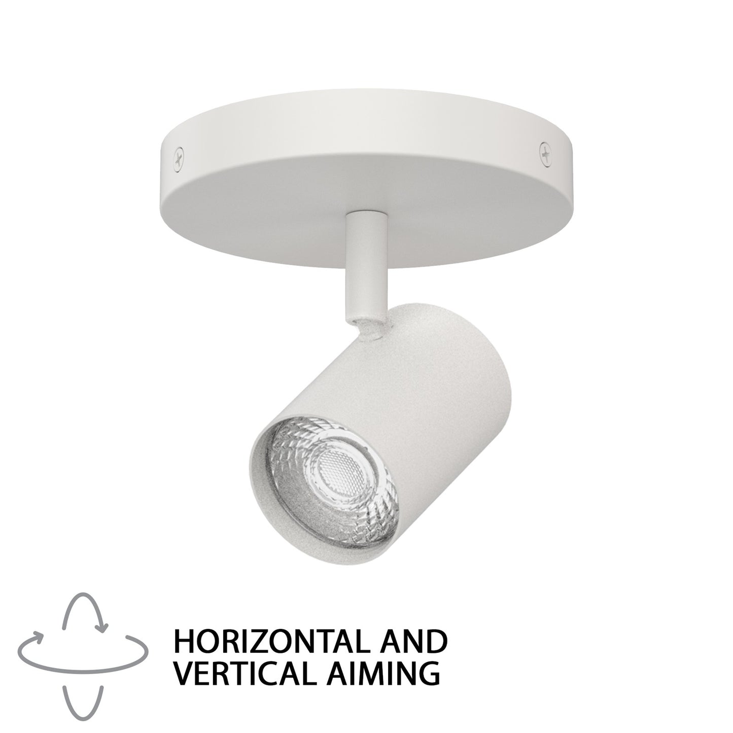 WAC Lighting Pipe LED Monopoint/5-CCT/10W, 770L, White