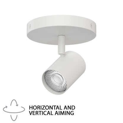 WAC Lighting Pipe LED Monopoint/5-CCT/10W, 770L, White