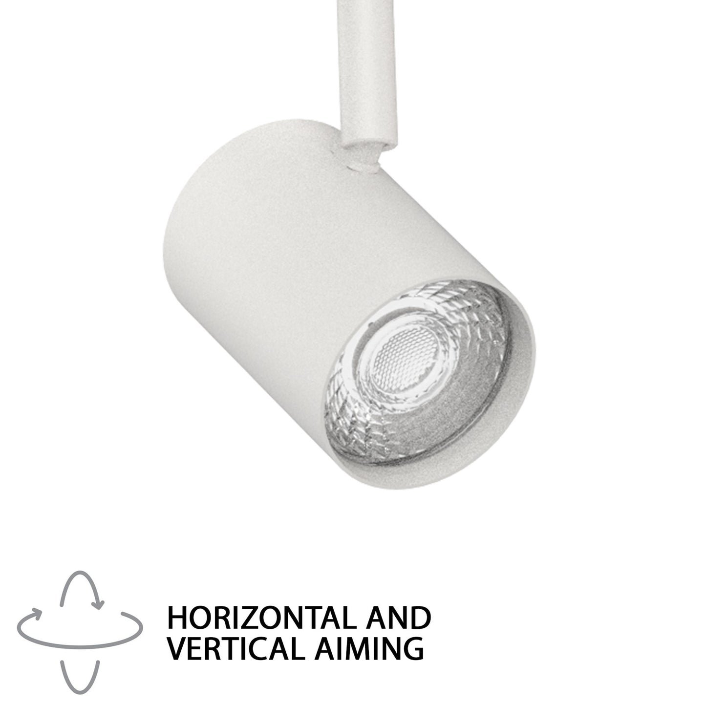 WAC Lighting Pipe 24" 3Lt LED Track Kit/5-CCT/30W, 2310L, White